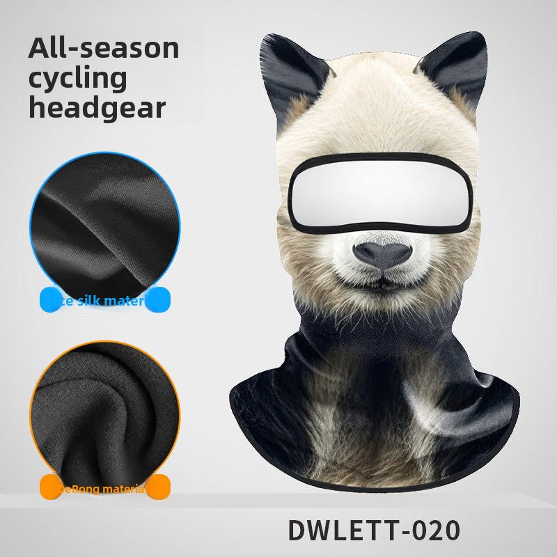 3D Animal Print Full Face Balaclava
