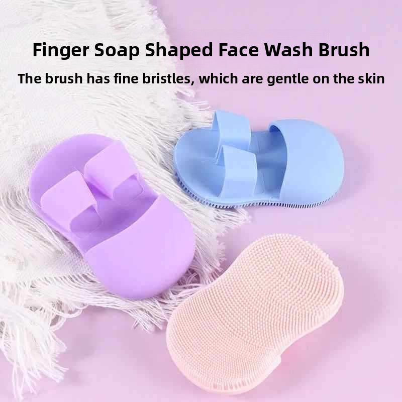 Mini Finger Silicone Face Cleansing Brush