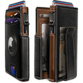 Ultra-Thin Magnetic Flip RFID Wallet