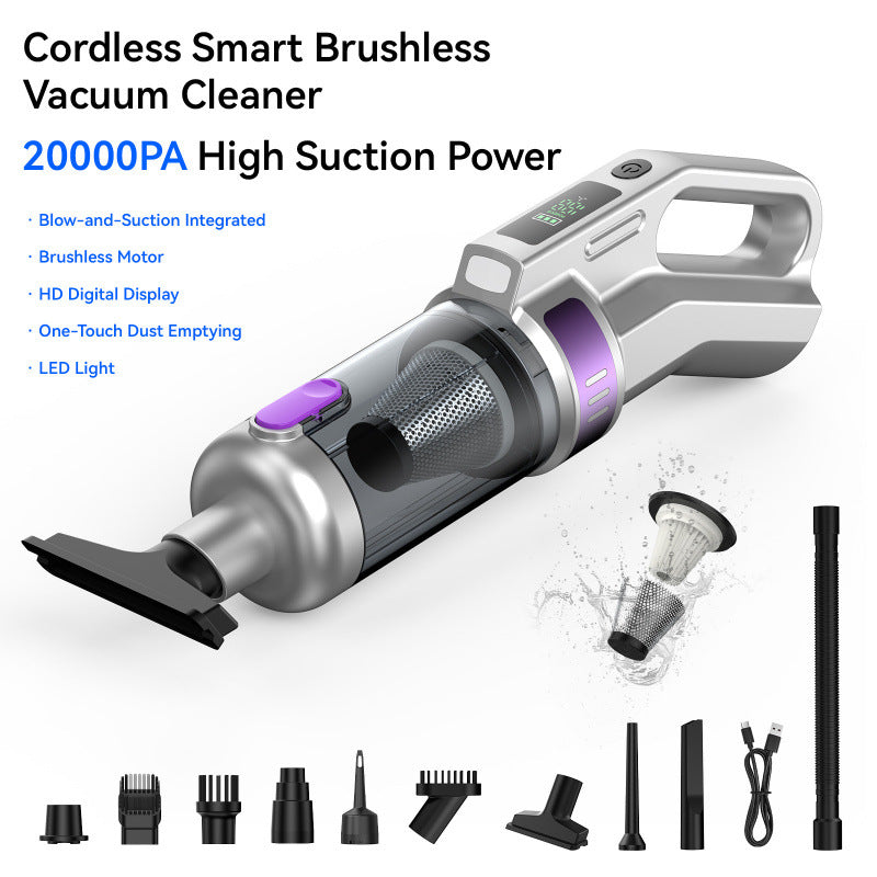 Handheld Cordless Vacuum Cleaner for Car and Home