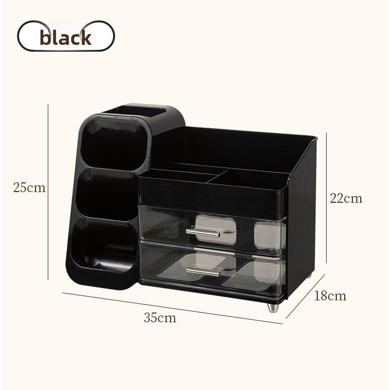 Multi Compartment Cosmetic Organizer Storage Box