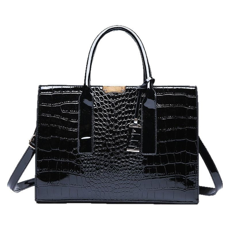 Fashion Crocodile Pattern Shoulder Bag