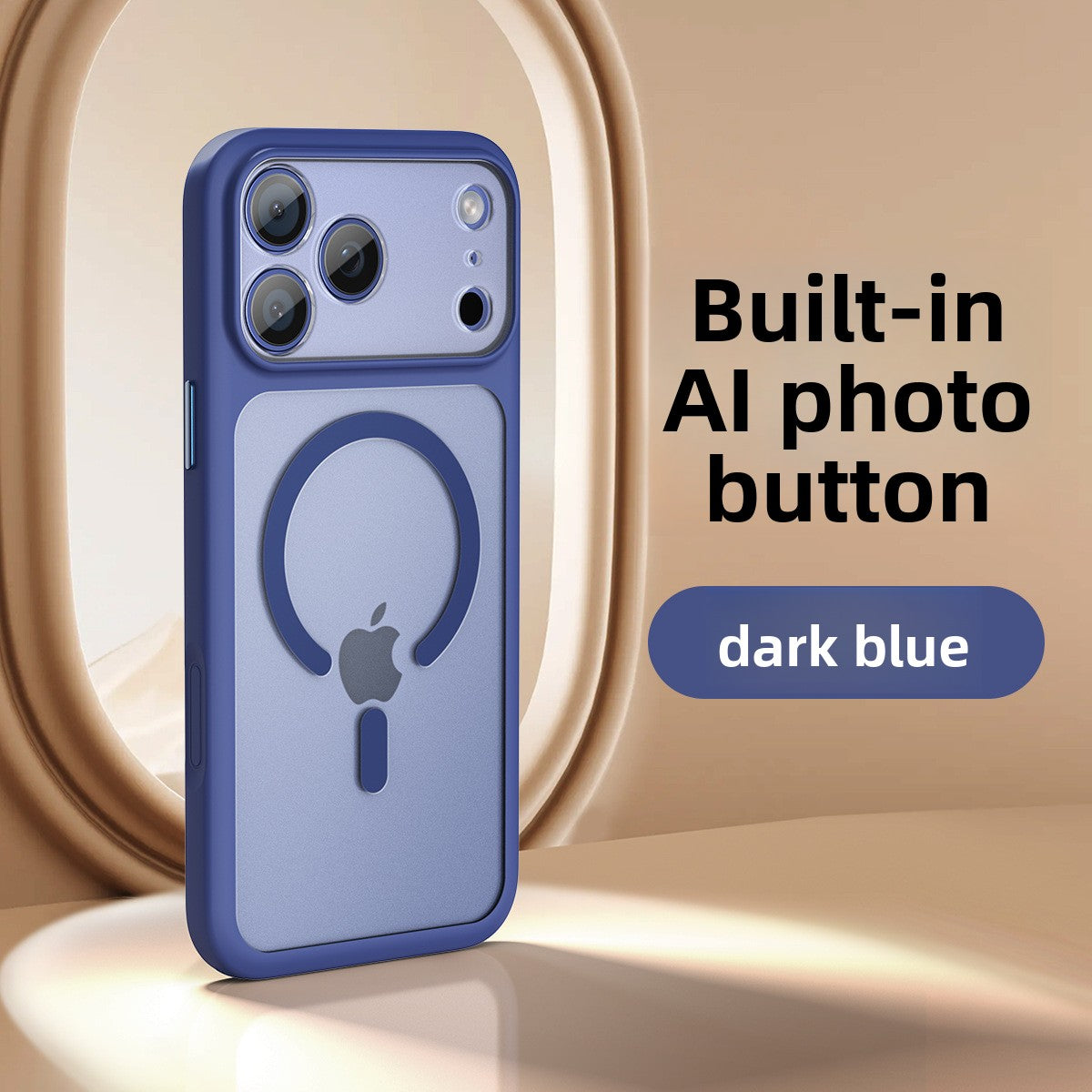 2.5mm Thick Matte Magnetic 360 Rotating Stand Phone Case for iPhone 17 18 Series