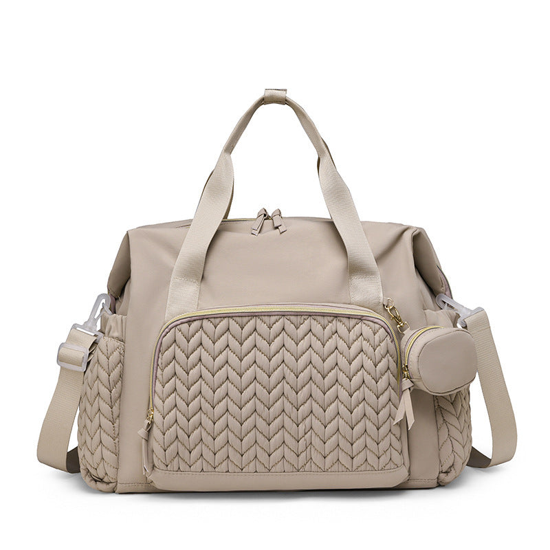Multifunctional Mommy Diaper Bag with Pacifier Holder