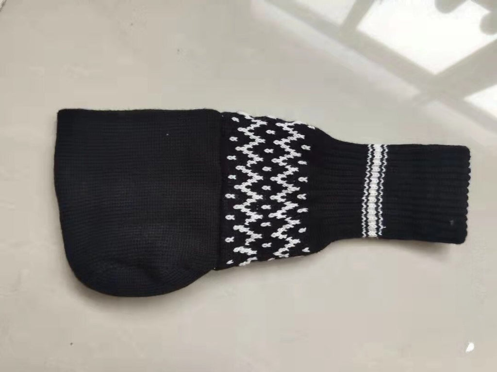 Striped Knitted Beer Bottle Gloves