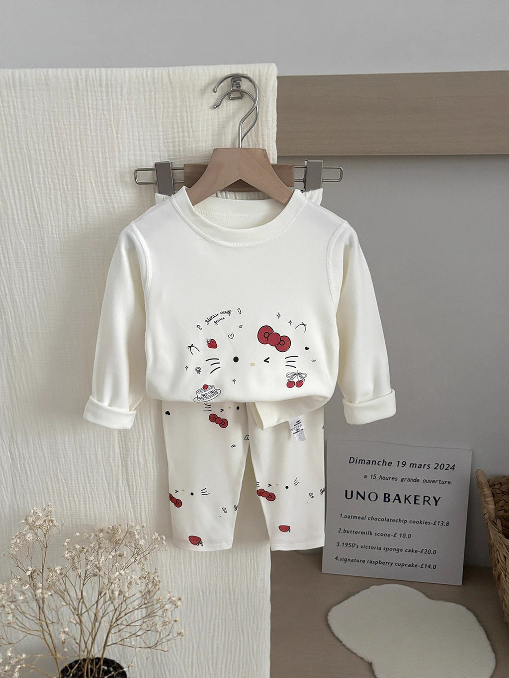 Childrens Autumn Winter Thermal Home Wear Set