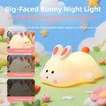 Cute night light silicone bedside bedroom sleep companion
