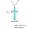 Men's necklace cross