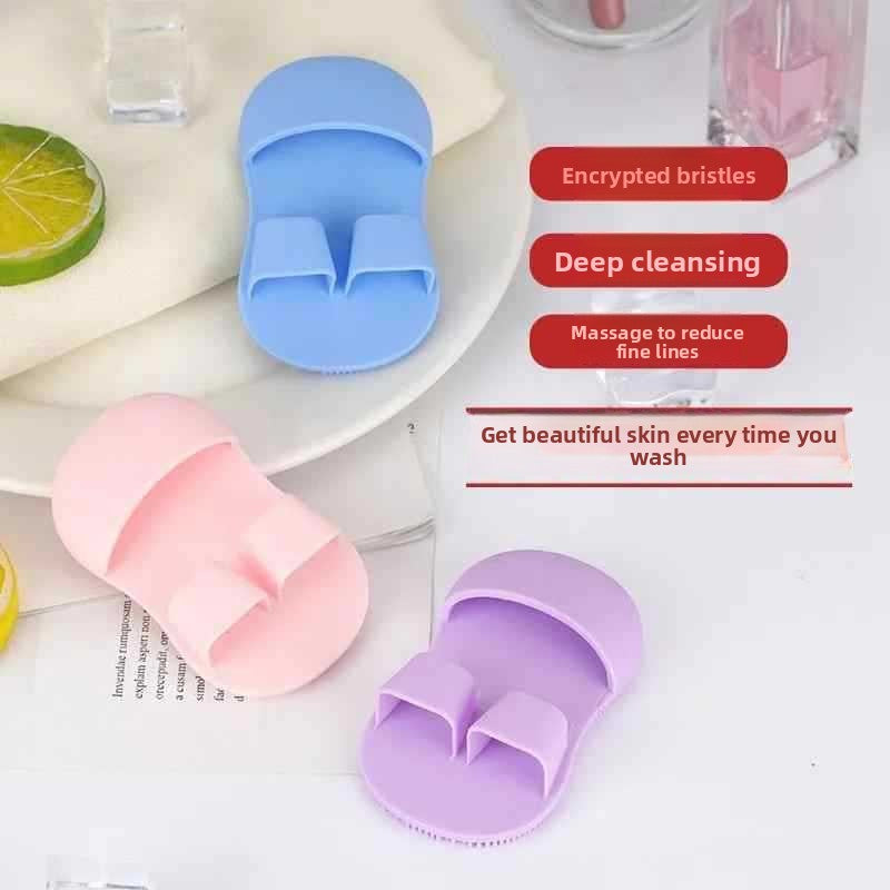 Mini Finger Silicone Face Cleansing Brush