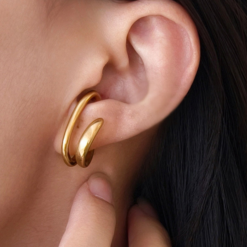 Minimalist Geometric Ear Cuff