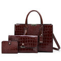 Fashion Crocodile Pattern Shoulder Bag