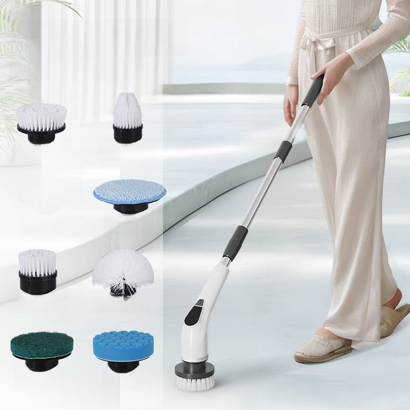 Multifunctional Electric Cleaning Brush with Rotating Brush Heads