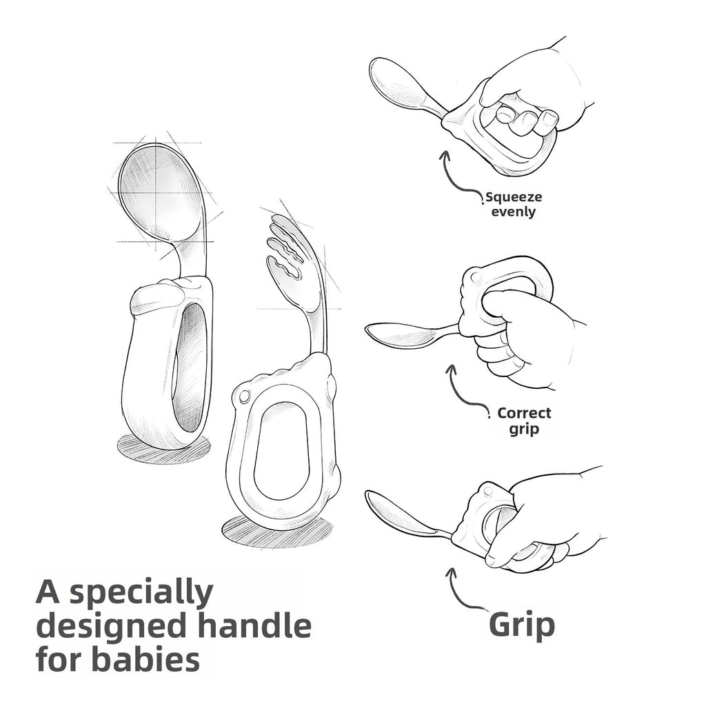 Baby Training Spoon and Fork Set