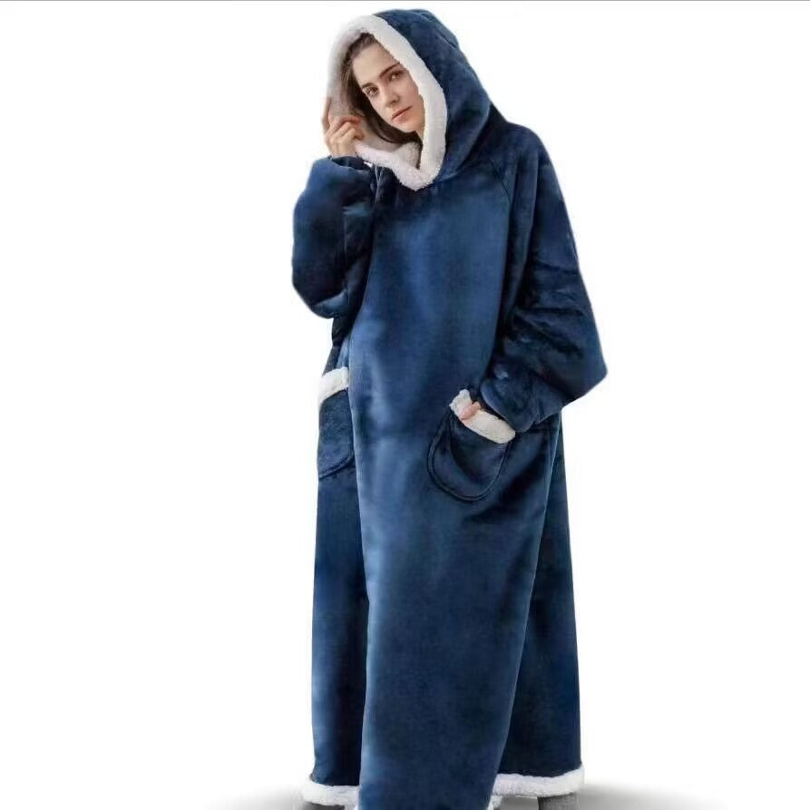 Thickened Fleece Hooded Loungewear