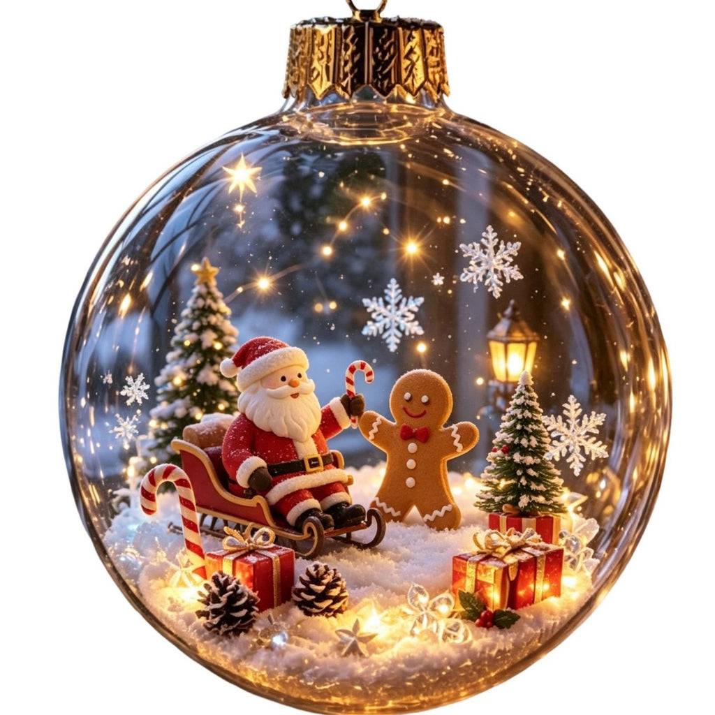 Custom Christmas Snowman Ornament