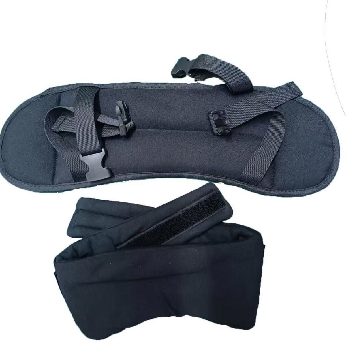 Travel neck pillow with eye mask