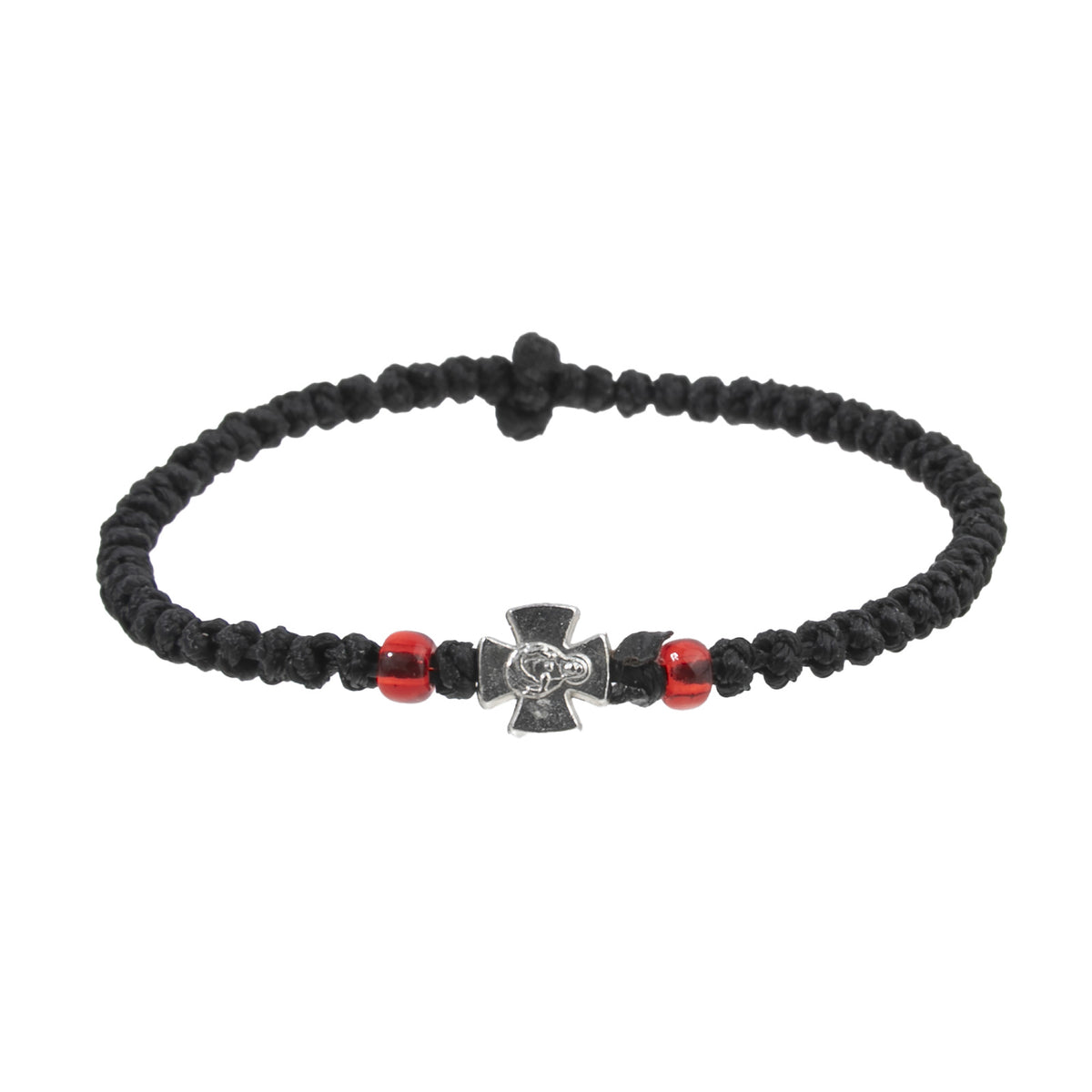 Handmade rope knot prayer bracelet