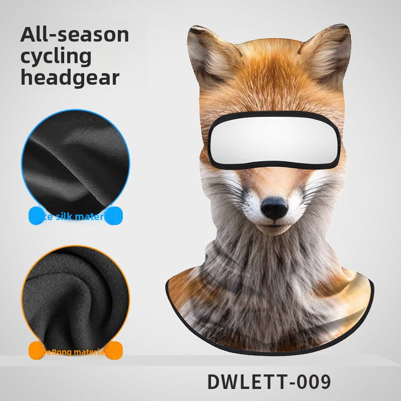 3D Animal Print Full Face Balaclava