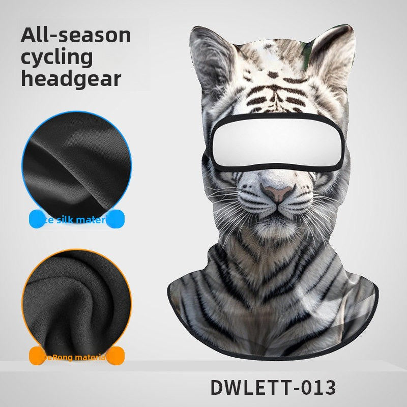 3D Animal Print Full Face Balaclava
