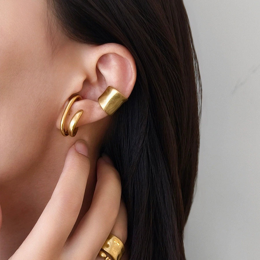 Minimalist Geometric Ear Cuff