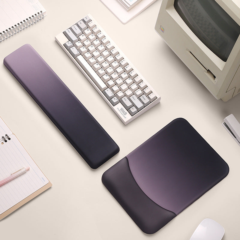 Ergonomic Silicone Wrist Rest Pad with Memory Foam