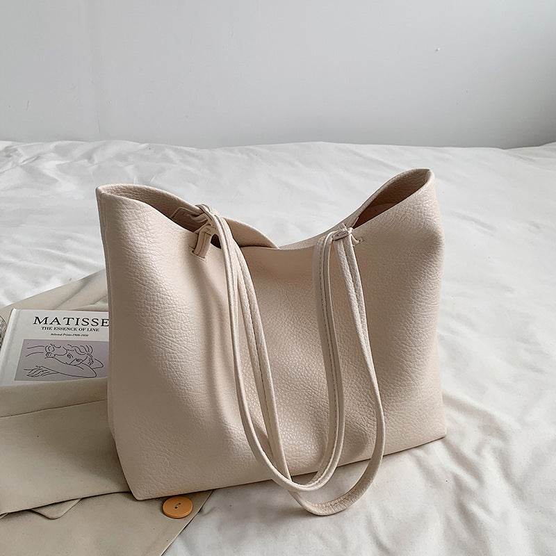 Large Capacity PU Tote Bag for Women