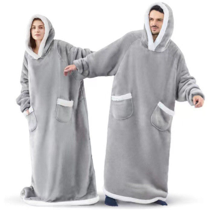 Thickened Fleece Hooded Loungewear
