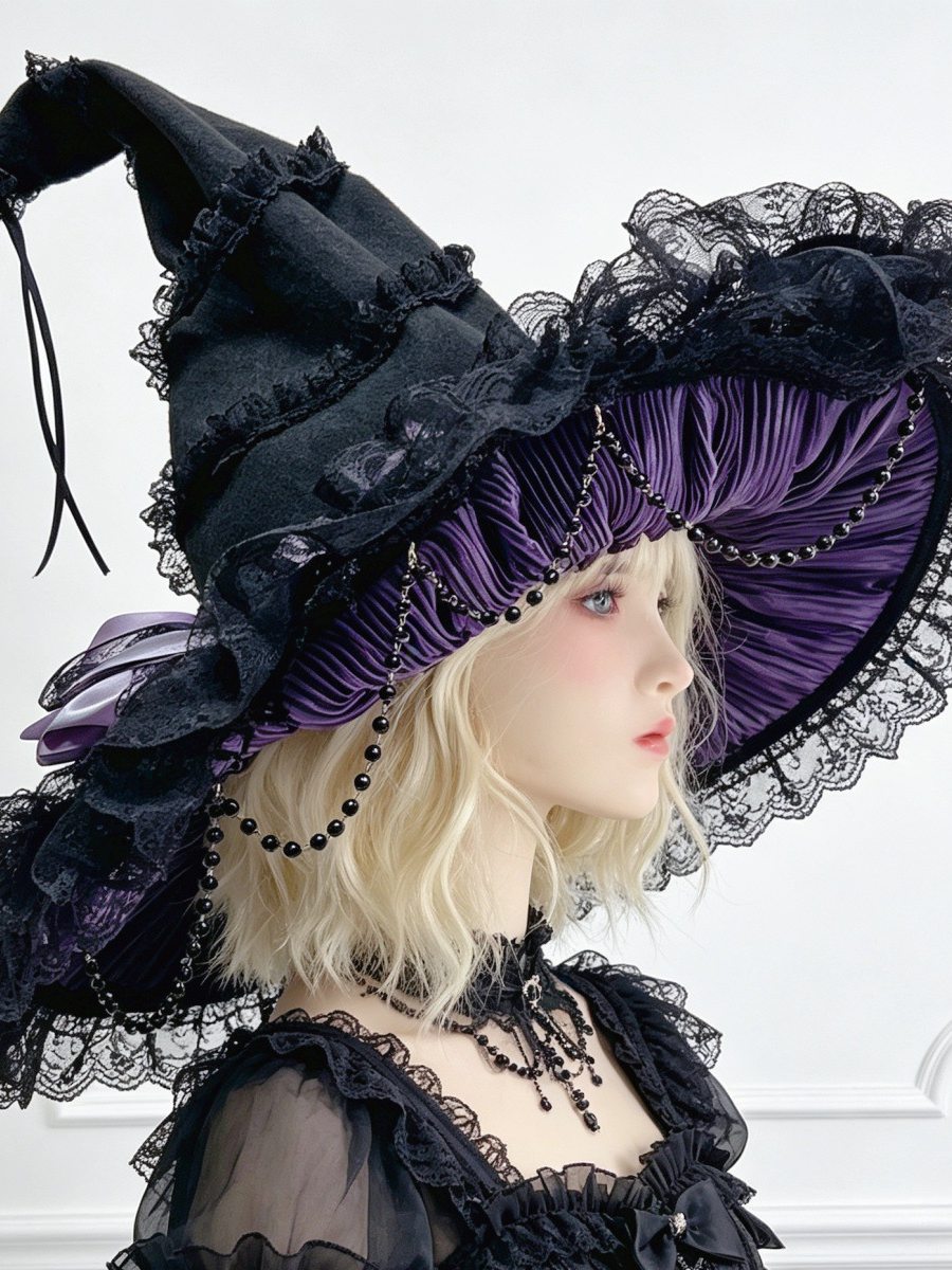 Lolita Witch Hat with Bow