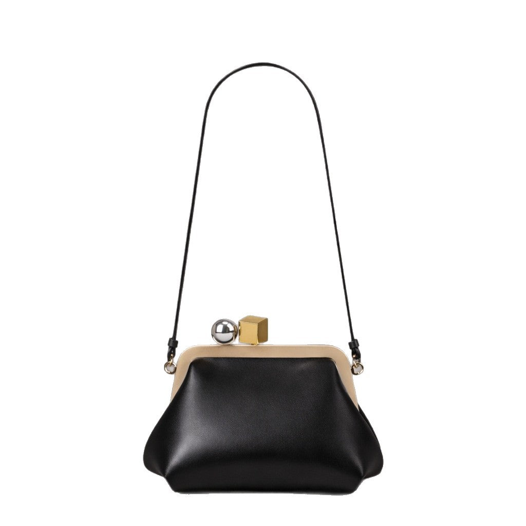 Retro Clip-On Handbag for Women