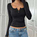 Slim-Fit Long-Sleeve Top