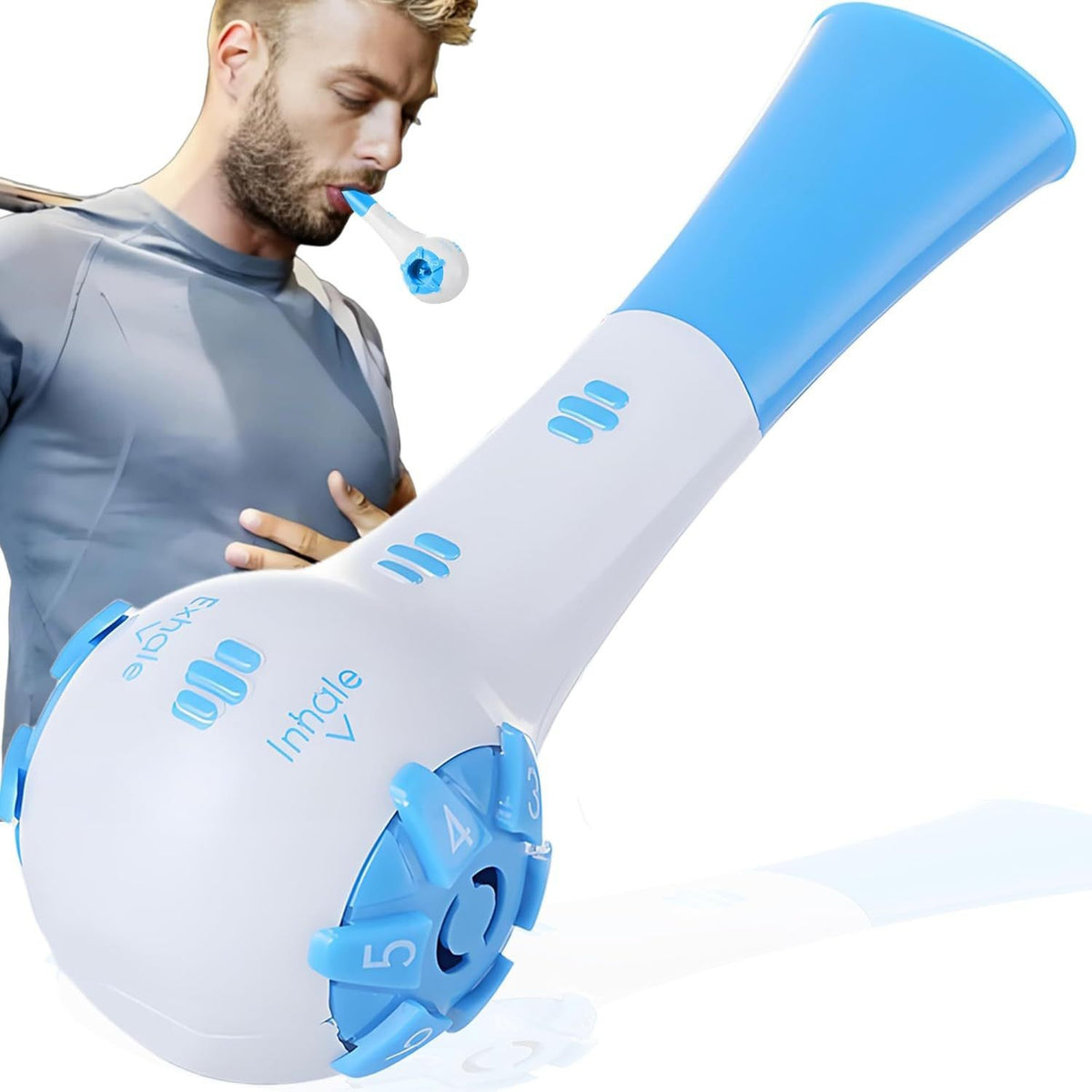 Portable respiratory trainer