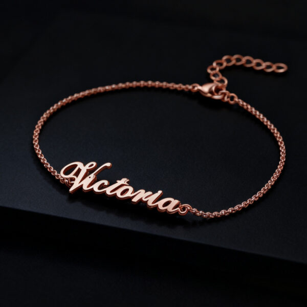 Custom Name Anklet Gold Plated Foot Jewelry
