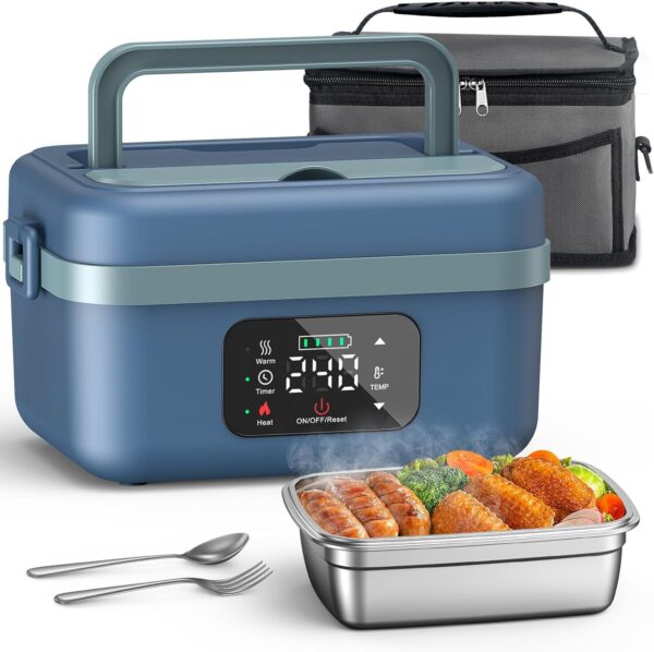 Insulated Wireless Charging Heating Lunch Box