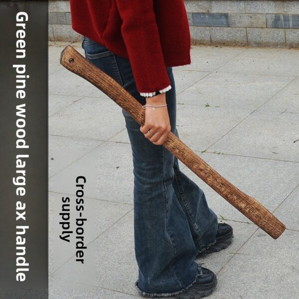 Carbonized Hardwood Axe Handle for Outdoor Use