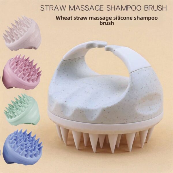 Silicone Scalp Massage Shampoo Brush