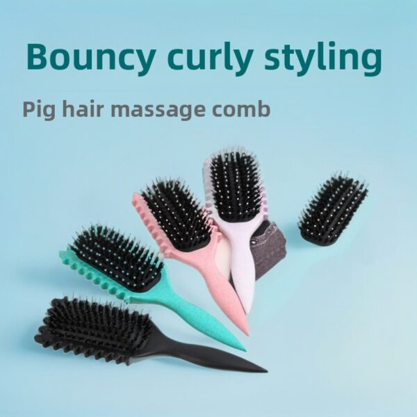 Curly and fluffy styling comb