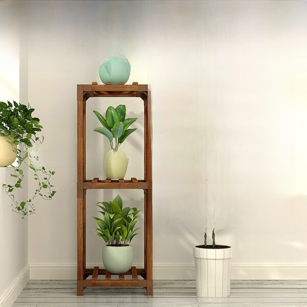 Wood Plant Stand