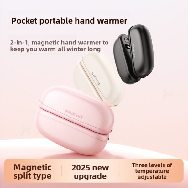USB Magnetic Hand Warmer with Dual Heating Modes