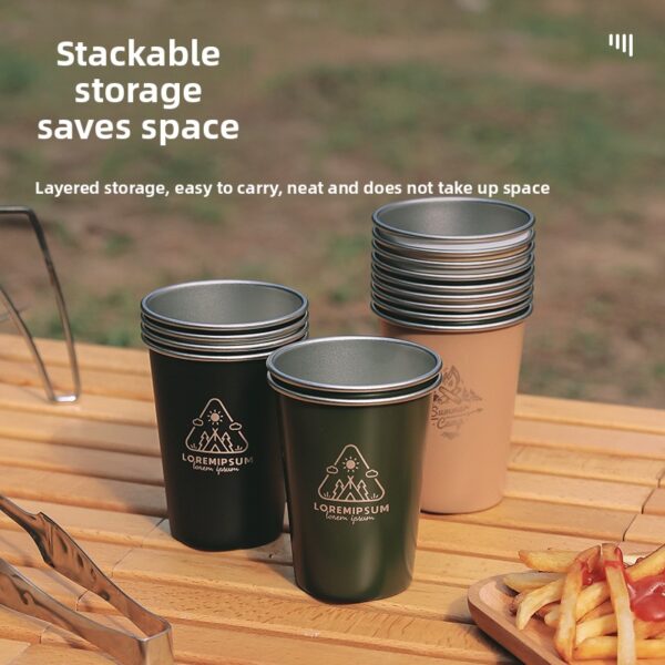 Outdoor camping beer mug