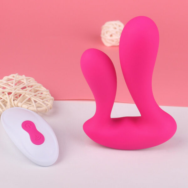 Wireless remote control invisible wearable vibrator