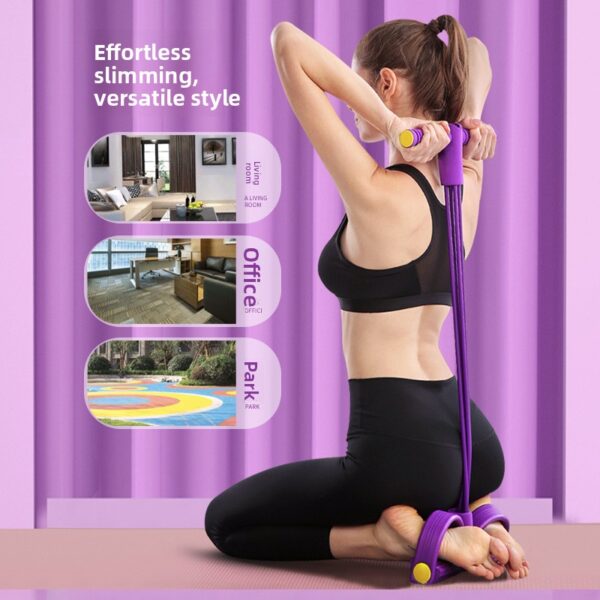 Foot pedal resistance band