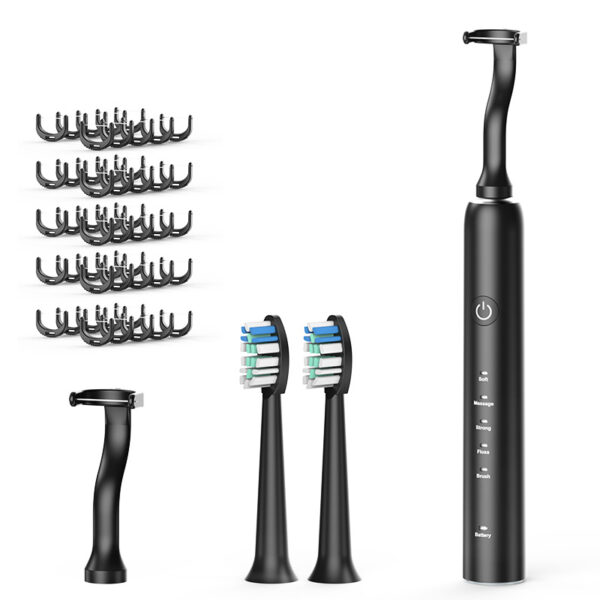 Cordless Electric Toothbrush and Flosser Triple Combo Set