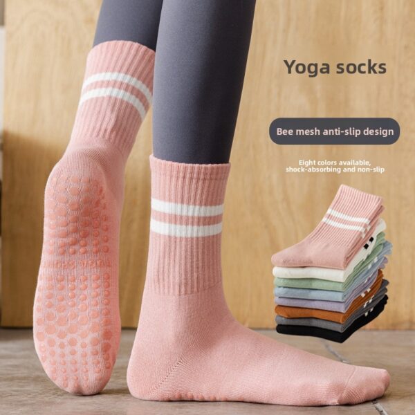 Sports and fitness floor socks