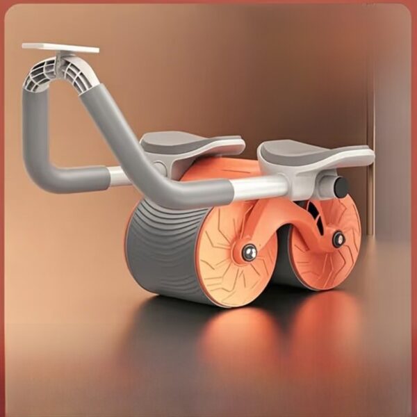 Elbow-supported plank ab wheel