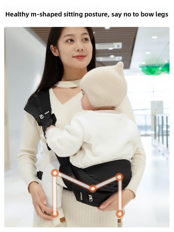 Portable baby carrier waist bag