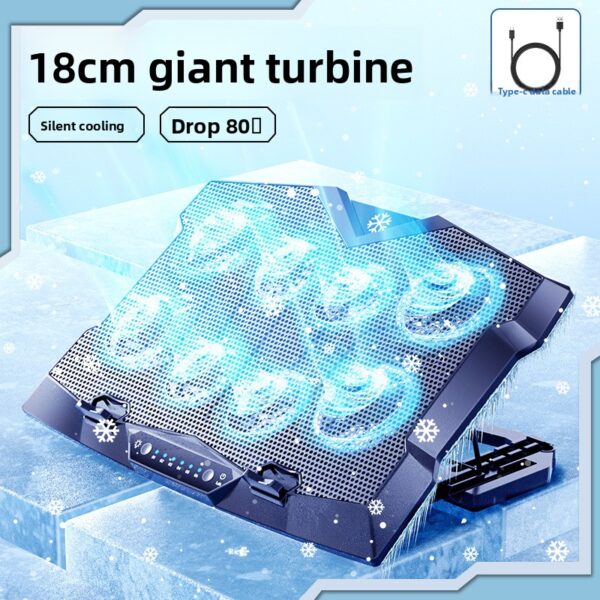 Laptop Cooling Pad with 4 Fans Foldable Stand