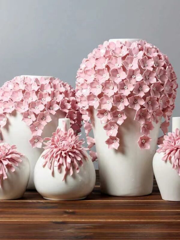 Dehua White Porcelain Embossed Flower Vase